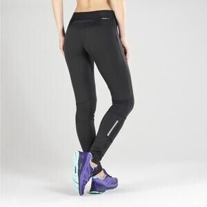 Salomon Women’s Agile Long Tight Advanced Skin Active Dry Leggings Size XL Black